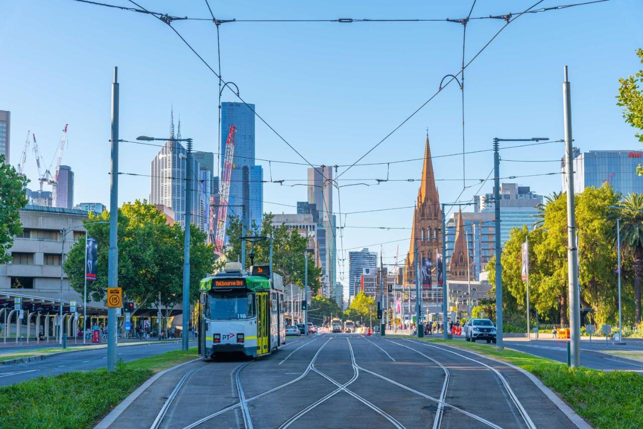 Metro Apartments On Bank Place Melbourne City Exterior foto